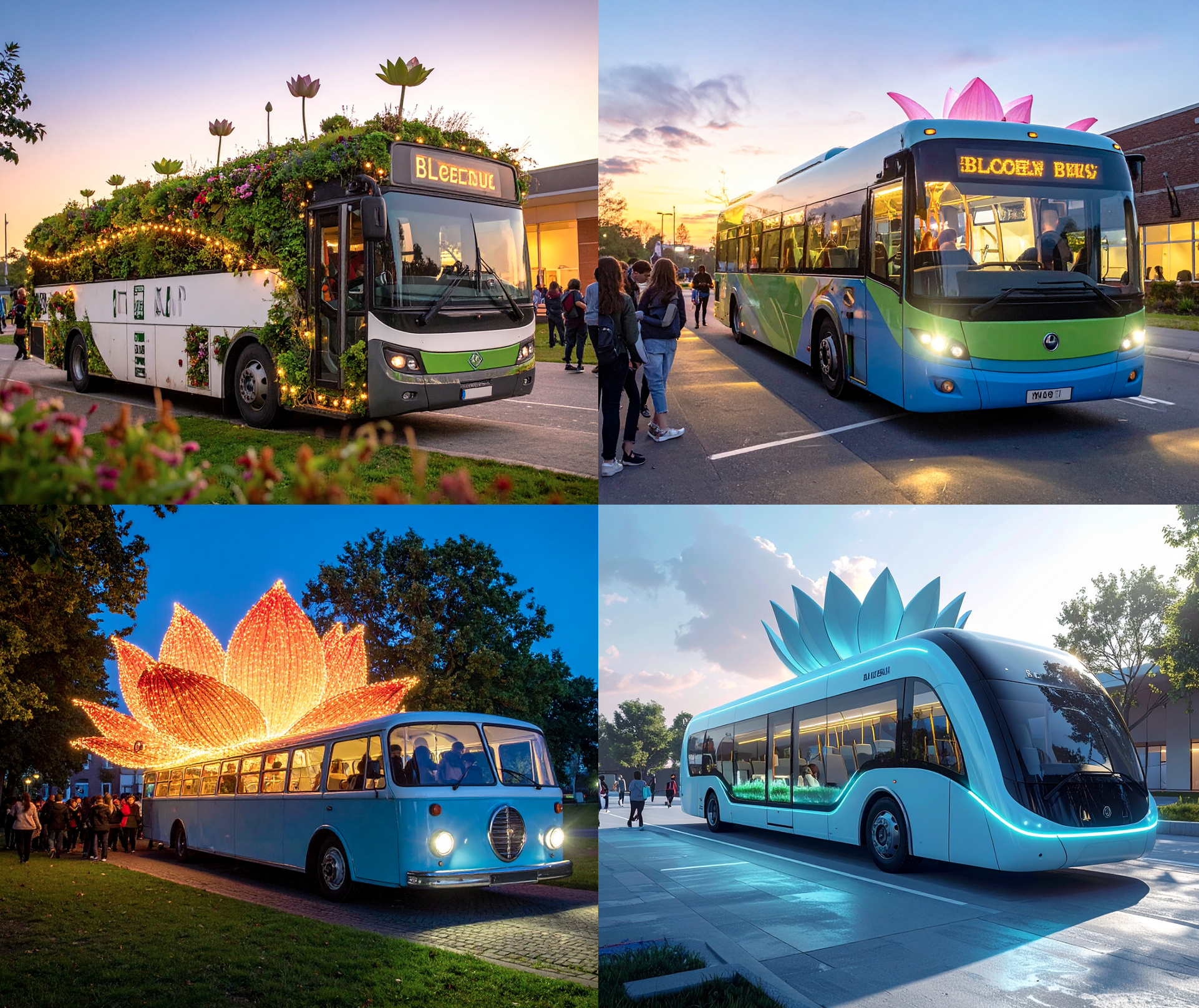 Busconcept gebruikt om te testen bij de doelgroep